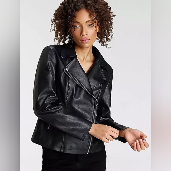 Monk & Lou Vegan Leather Jacket - Picture 1 of 6